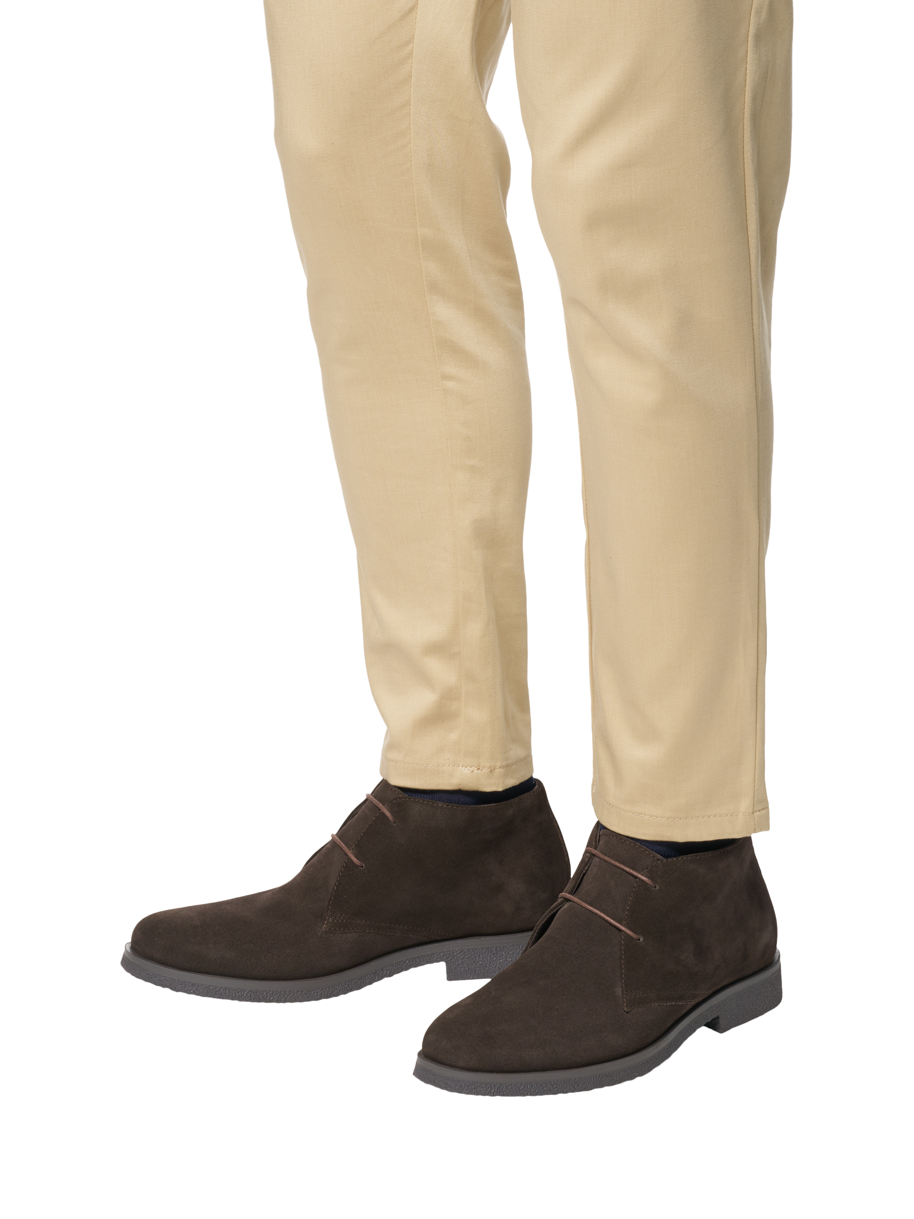 Product image 2 of 11, which shows Geox Uomo Claudio Suede Desert Boots, Dark Coffee, 6