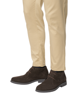 Geox Uomo Claudio Suede Desert Boots - view 2, Dark Coffee
