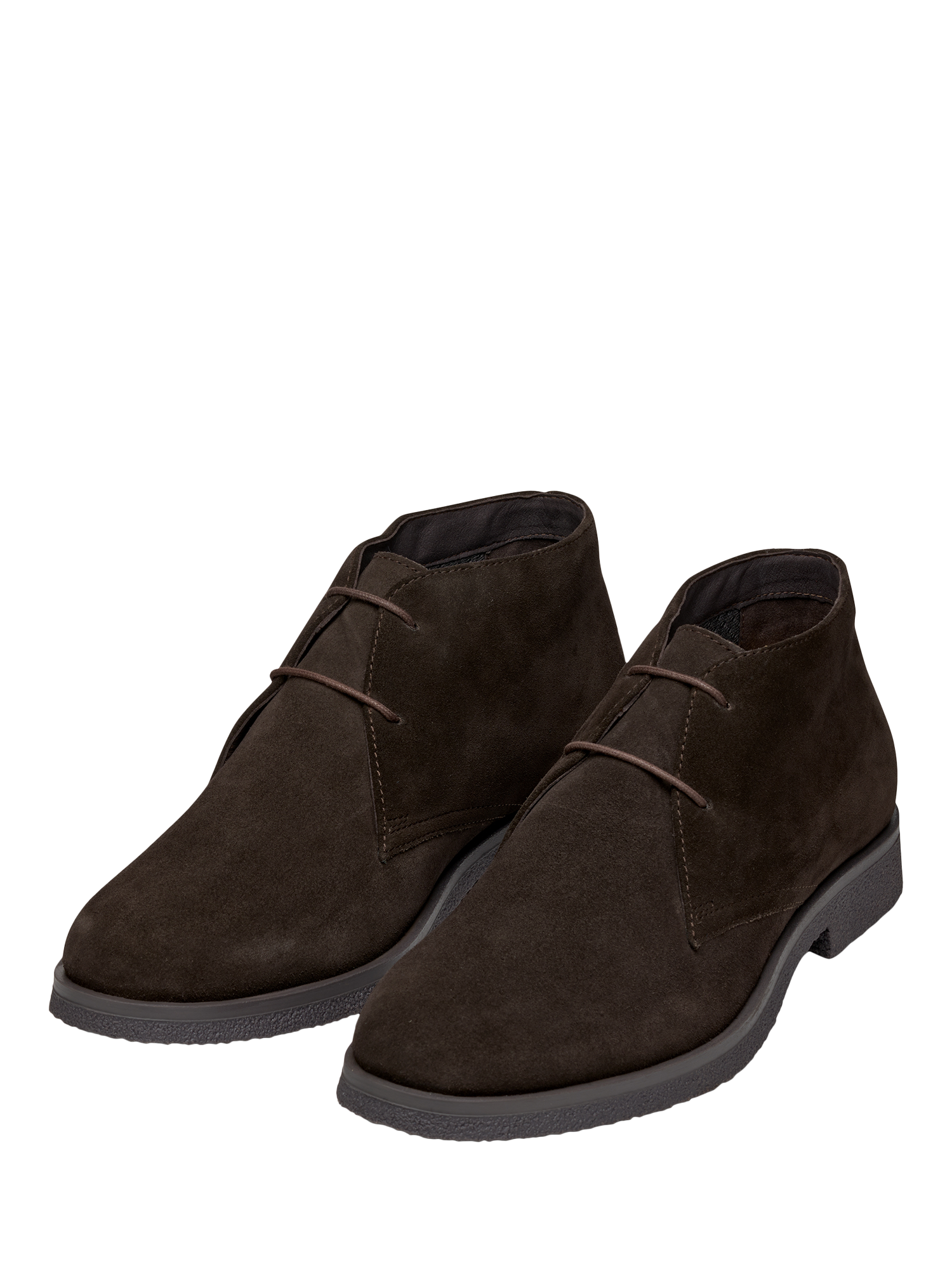 Product image 4 of 11, which shows Geox Uomo Claudio Suede Desert Boots, Dark Coffee, 6