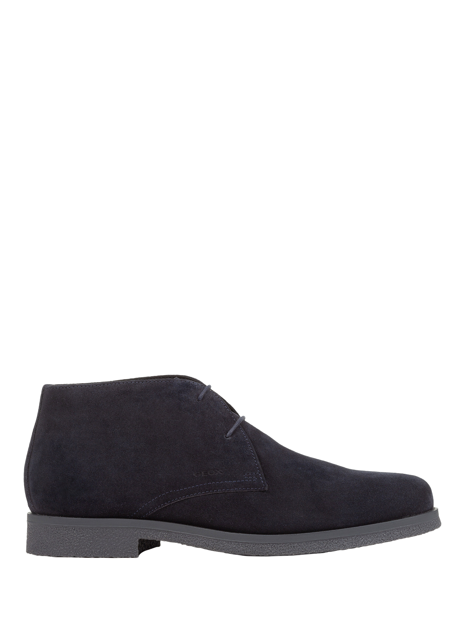 Product image 1 of 7, which shows Geox Uomo Claudio Suede Desert Boots, Navy, 6