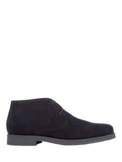 Geox Uomo Claudio Suede Desert Boots, Navy