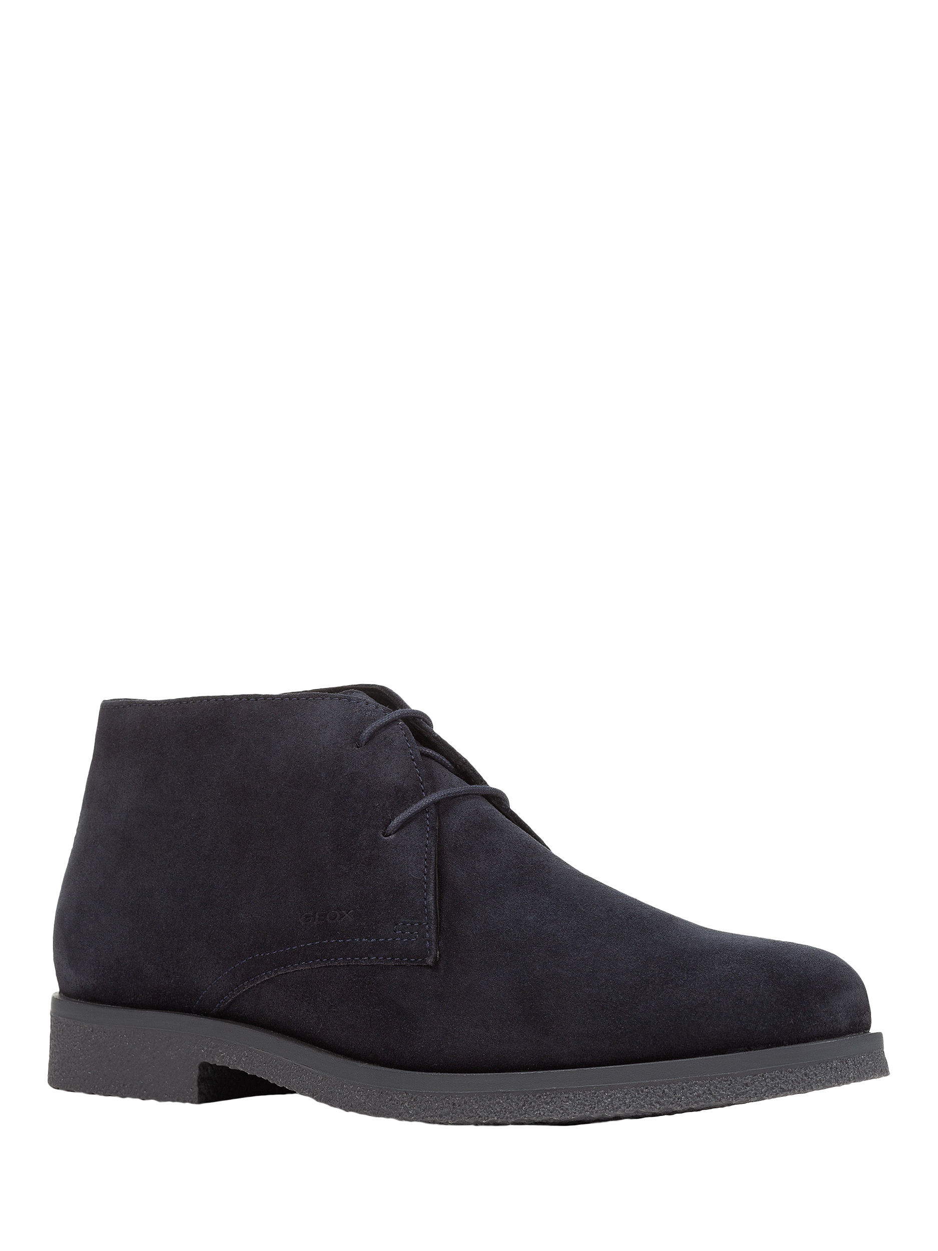 Product image 2 of 7, which shows Geox Uomo Claudio Suede Desert Boots, Navy, 6