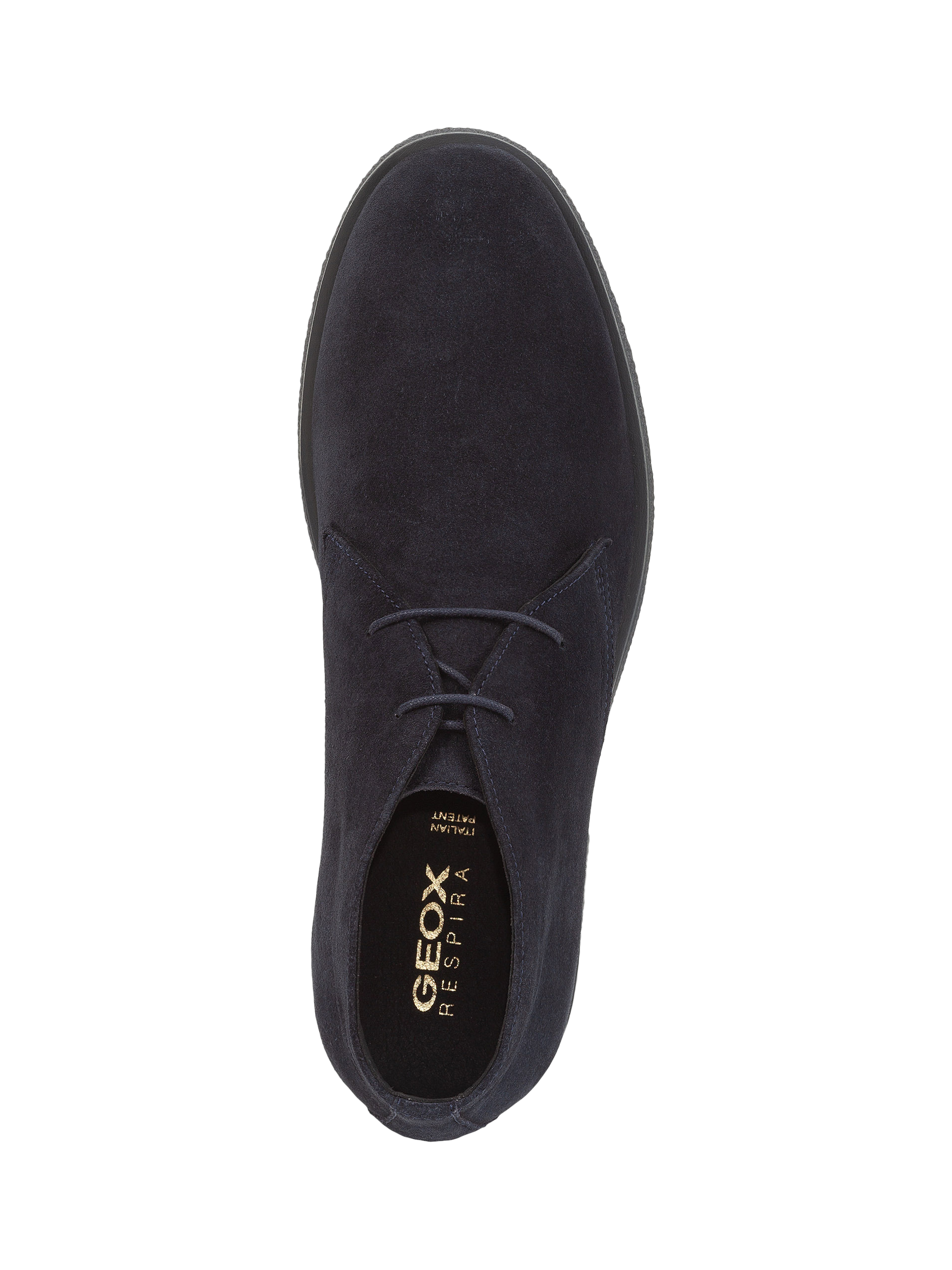 Product image 6 of 7, which shows Geox Uomo Claudio Suede Desert Boots, Navy, 6