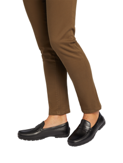 Geox Moner W 2Fit Leather Loafers - view 2, Black