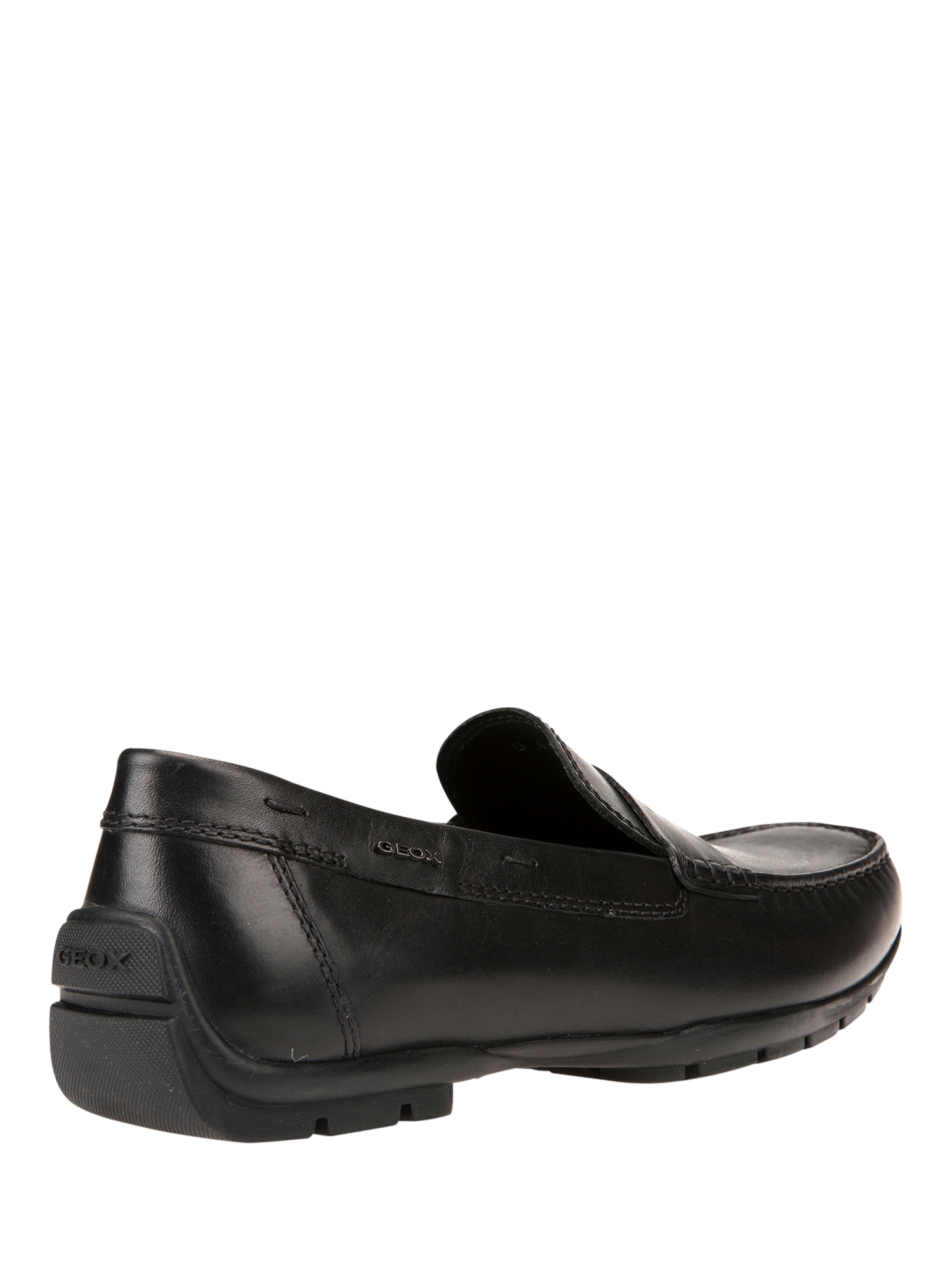 Product image 7 of 9, which shows Geox Moner W 2Fit Leather Loafers, Black, 6