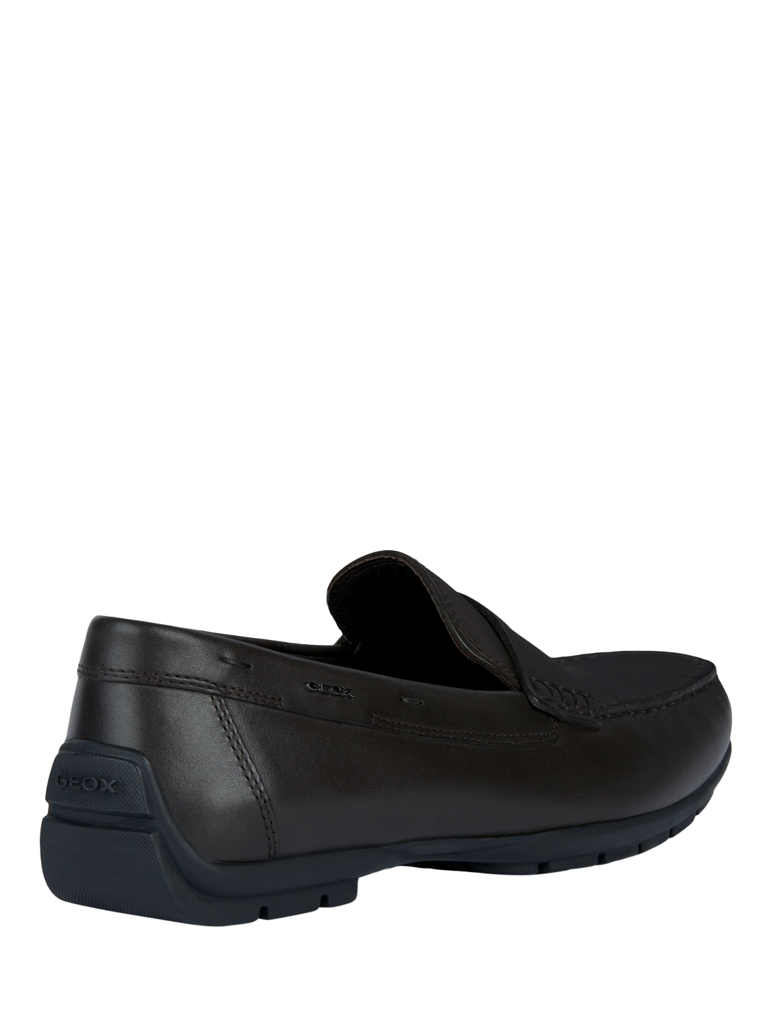 Product image 6 of 8, which shows Geox Moner W 2Fit Leather Loafers, Coffee, 6