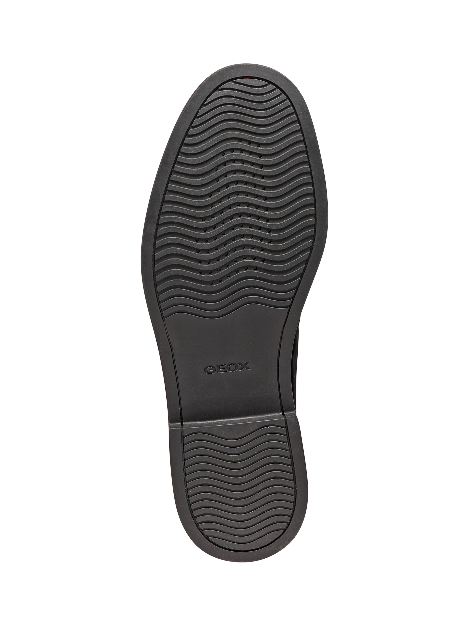 Product image 6 of 6, which shows Geox Recanati Leather Loafers, Black, 6