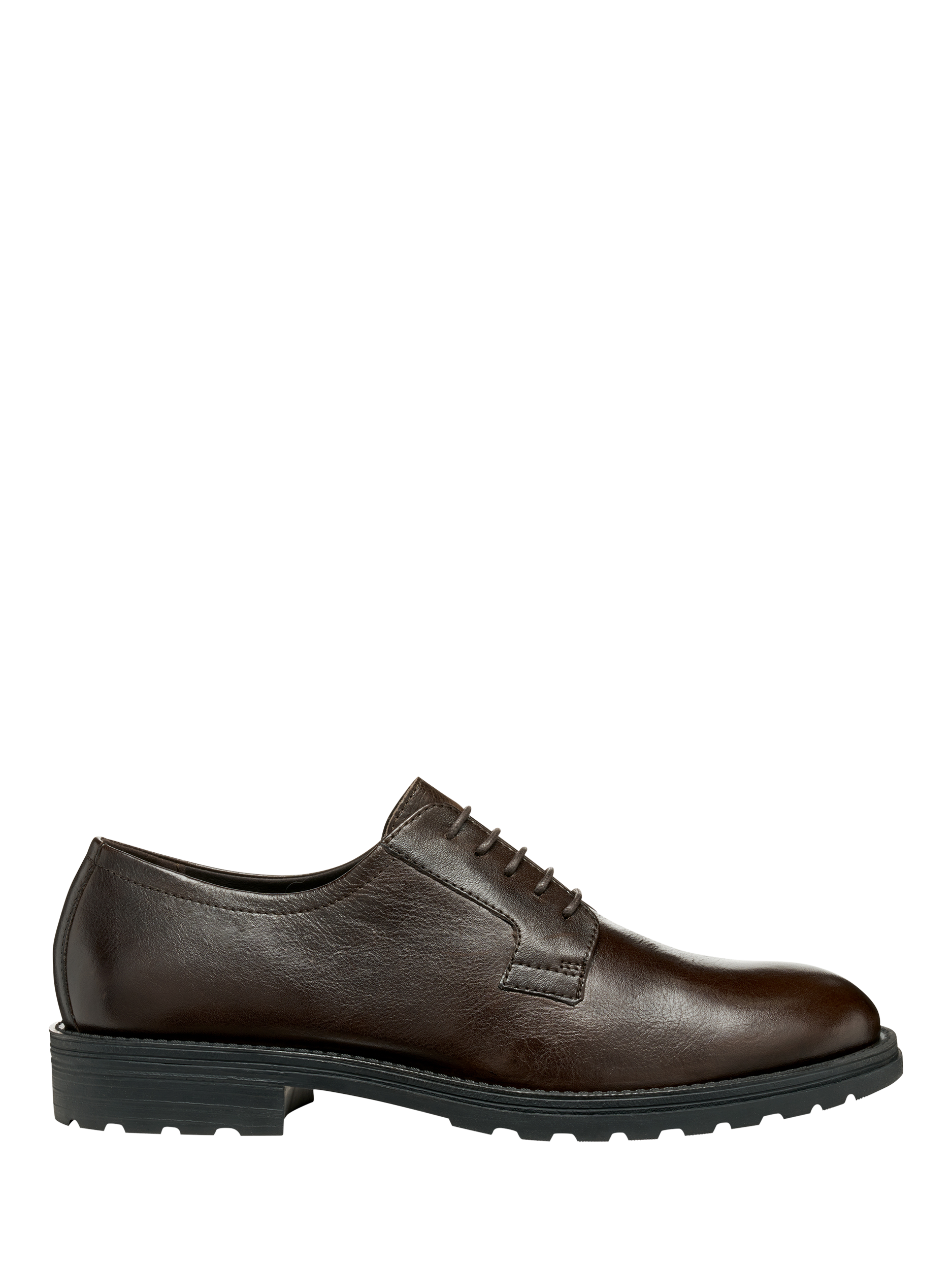 Product image 1 of 6, which shows Geox Redclif Leather Lace Up Brogues, Coffee, EU39