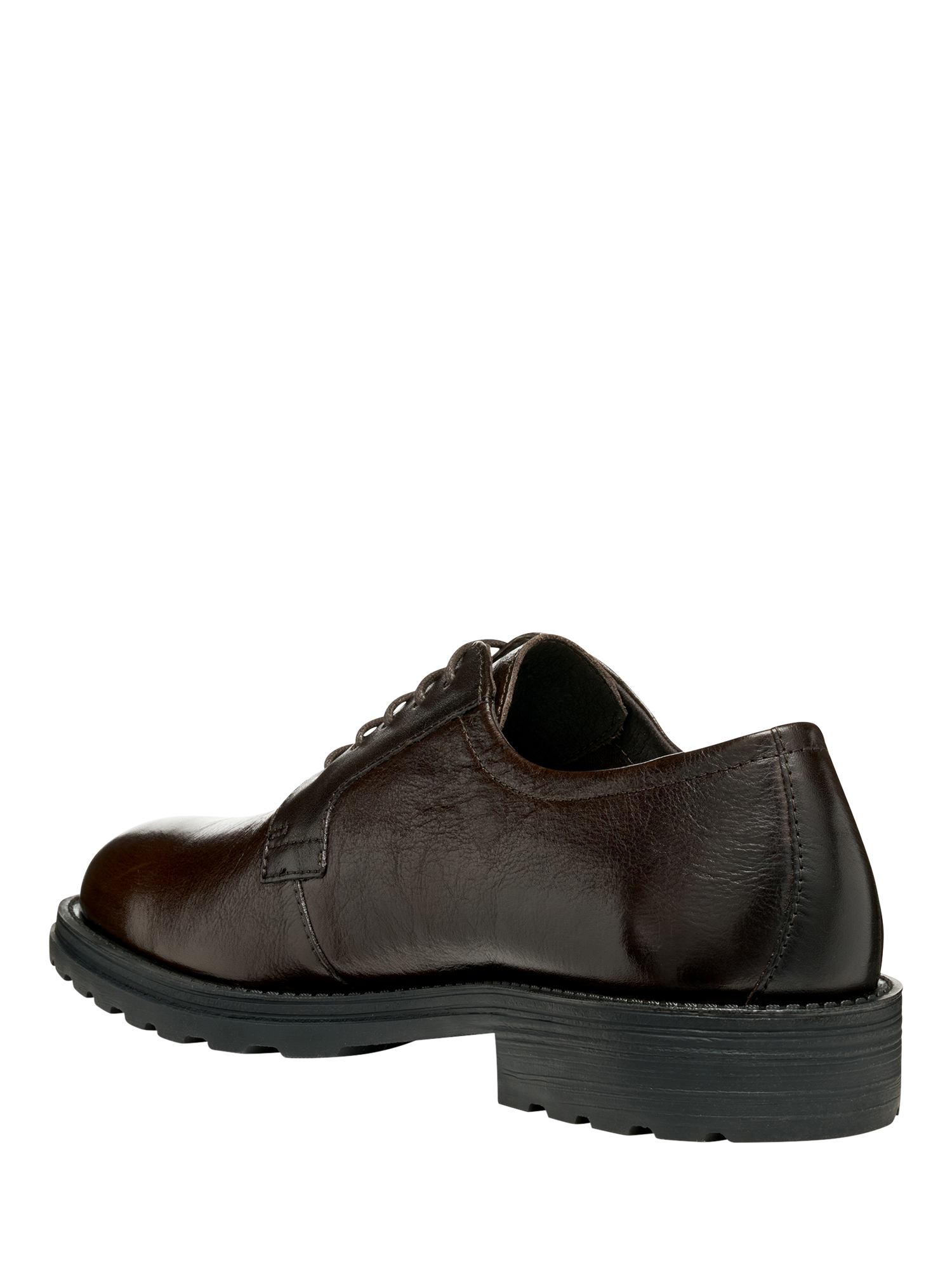 Product image 3 of 6, which shows Geox Redclif Leather Lace Up Brogues, Coffee, EU39