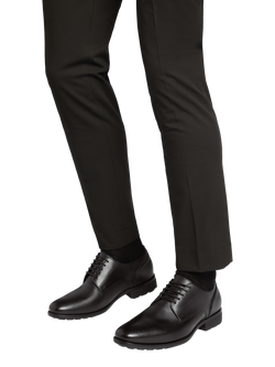 Geox Walk Pleasure F Leather Lace Up Brogues, Black - view 2, Black