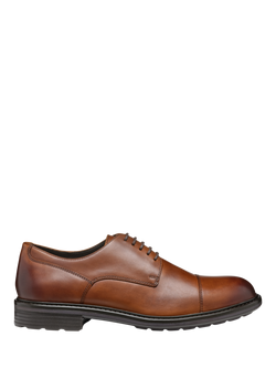 Geox Walk Pleasure F Leather Lace Up Brogues, Cognac