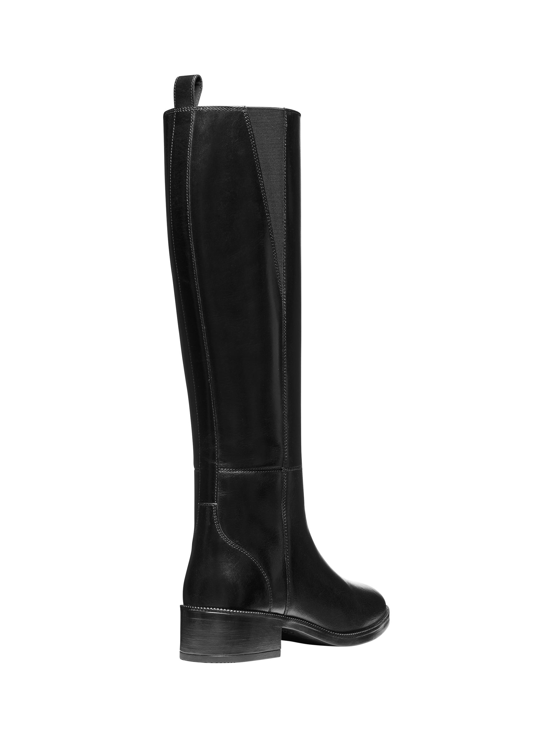 Product image 4 of 7, which shows Geox Camexia Leather Knee High Boots, Black, 2