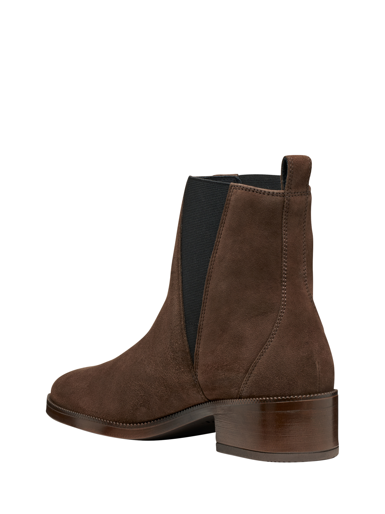Product image 3 of 6, which shows Geox Camexia Suede Chelsea Boots, Dark Brown, EU35