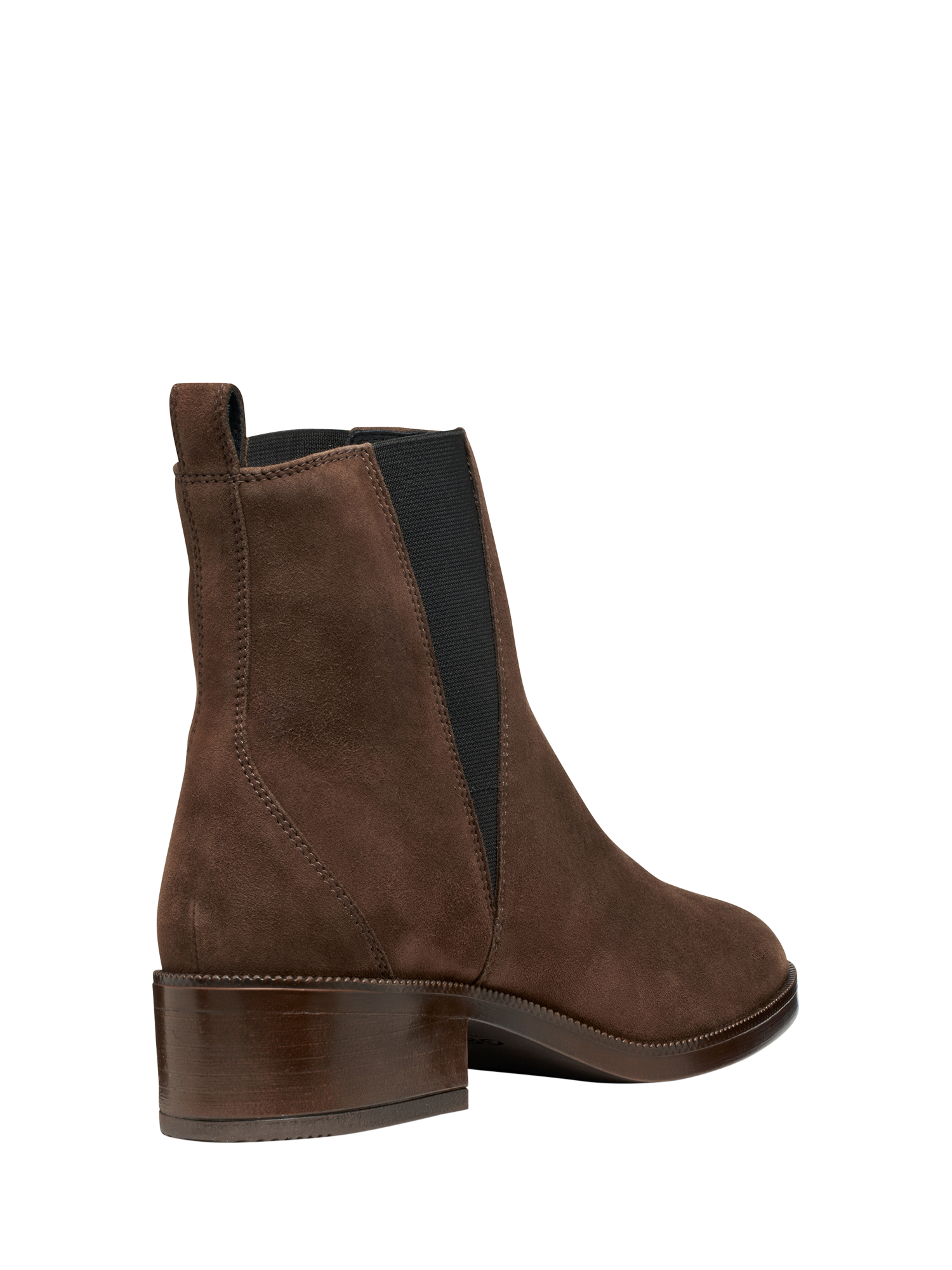 Product image 4 of 6, which shows Geox Camexia Suede Chelsea Boots, Dark Brown, EU35