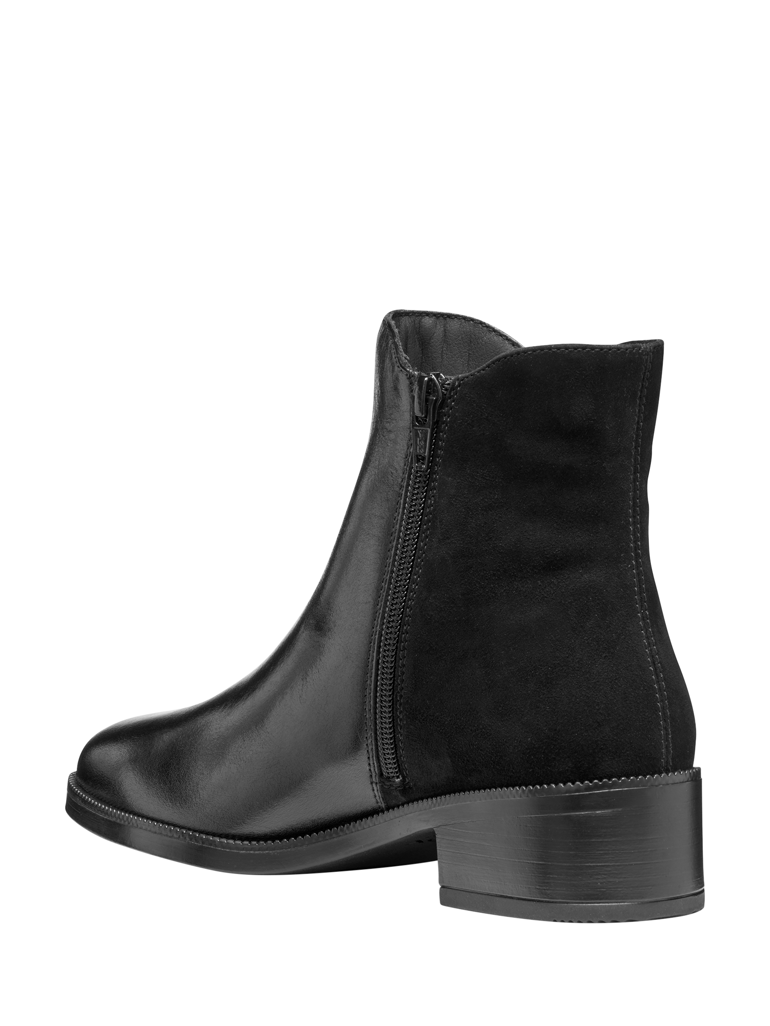 Product image 3 of 6, which shows Geox Camexia Leather Blend Ankle Boots, Black, EU35