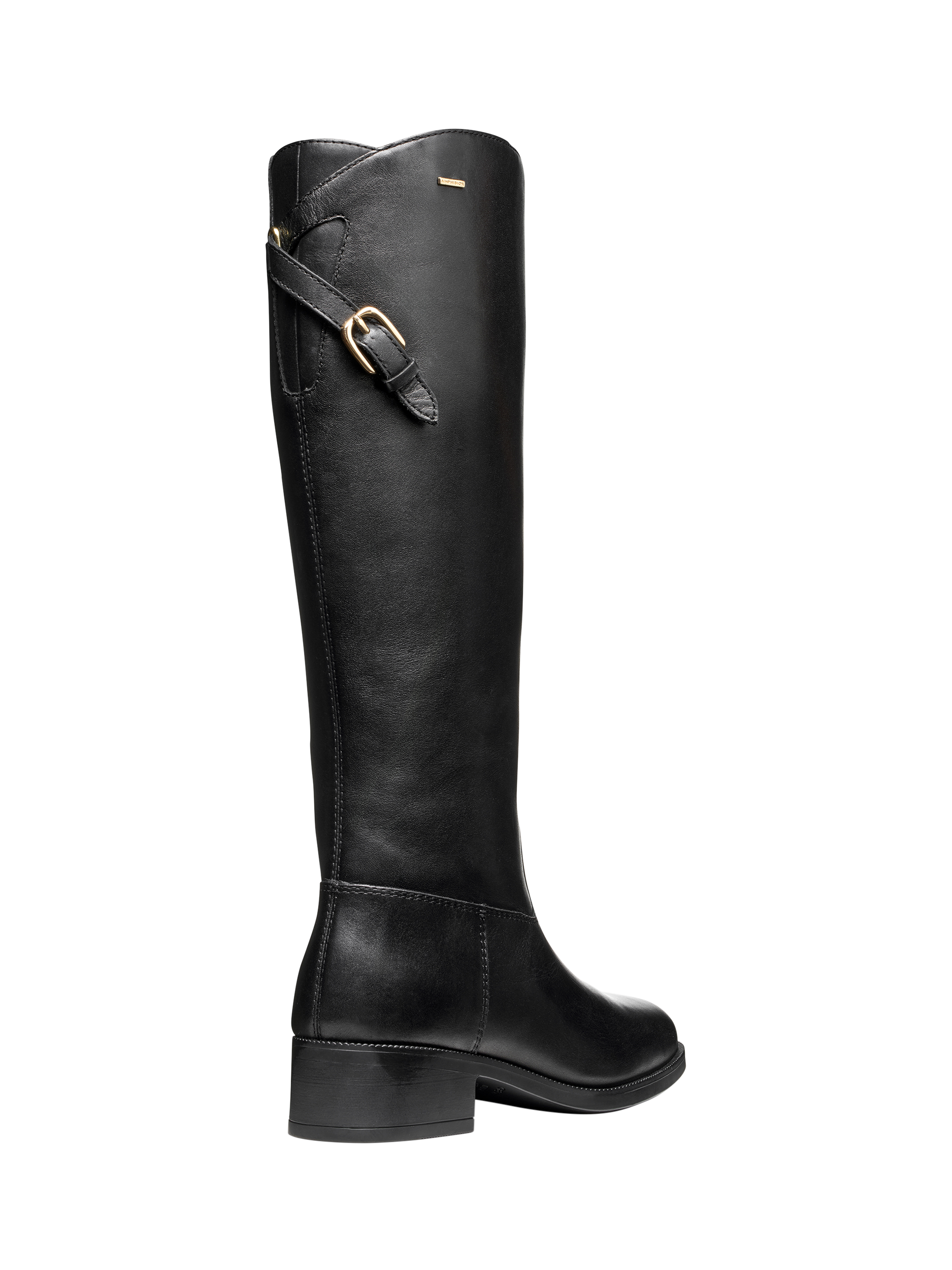 Product image 4 of 6, which shows Geox Camexia ABX Leather Knee High Boots, Black, EU35