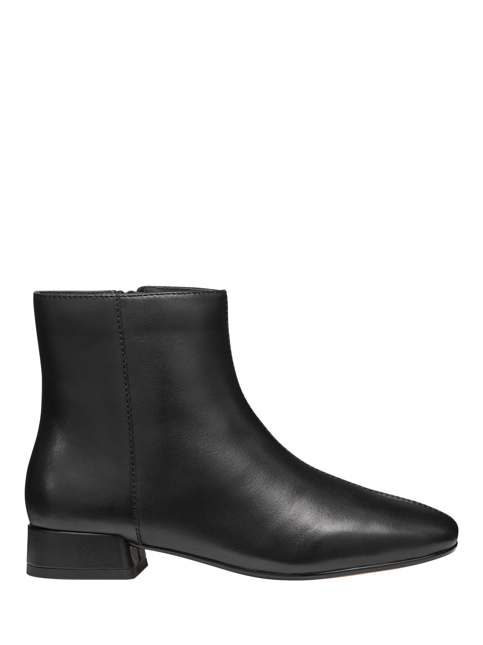 Product image 1 of 6, which shows Geox Dhyalma Leather Ankle Boot, Black, EU35