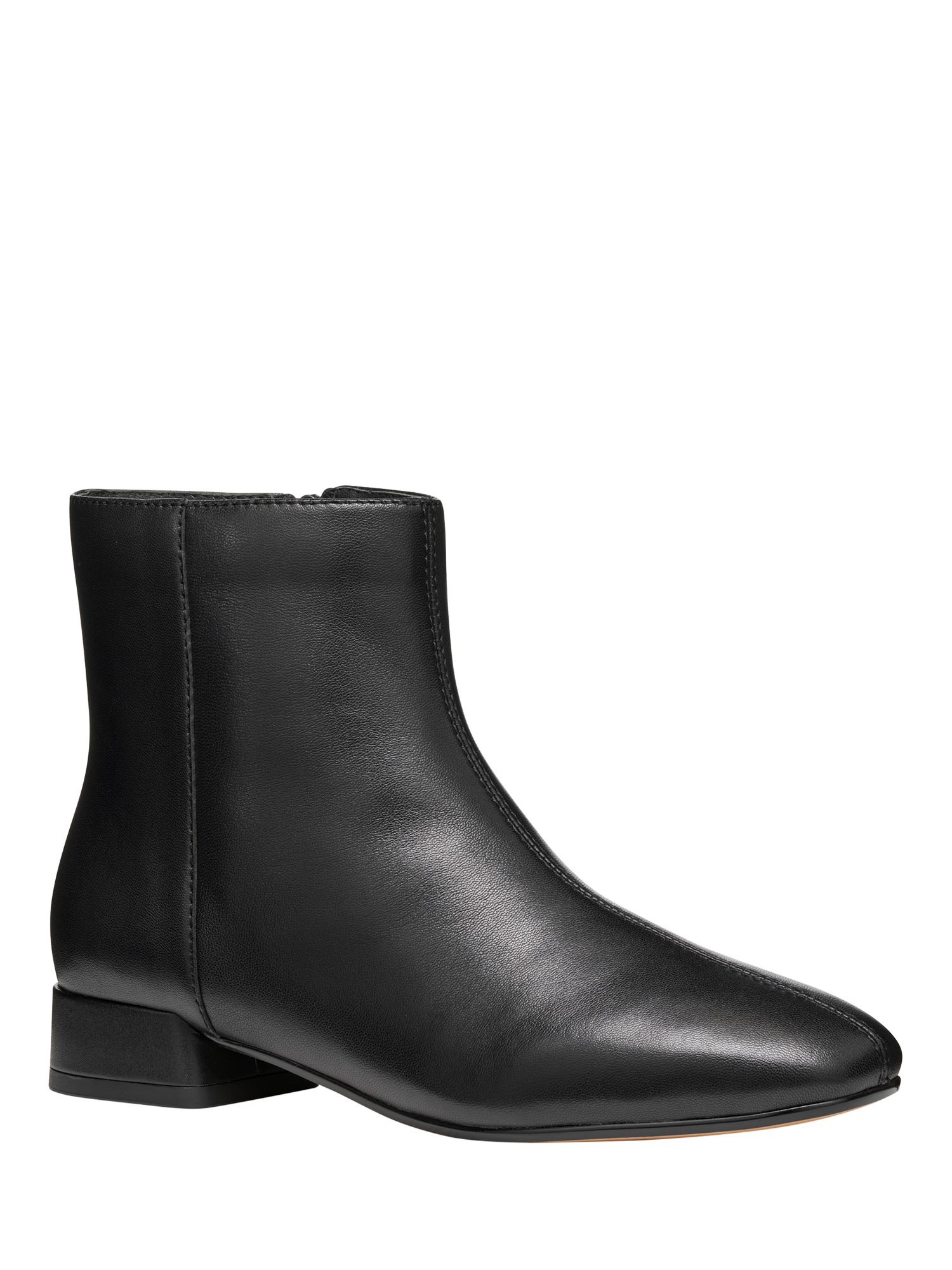 Product image 2 of 6, which shows Geox Dhyalma Leather Ankle Boot, Black, EU35