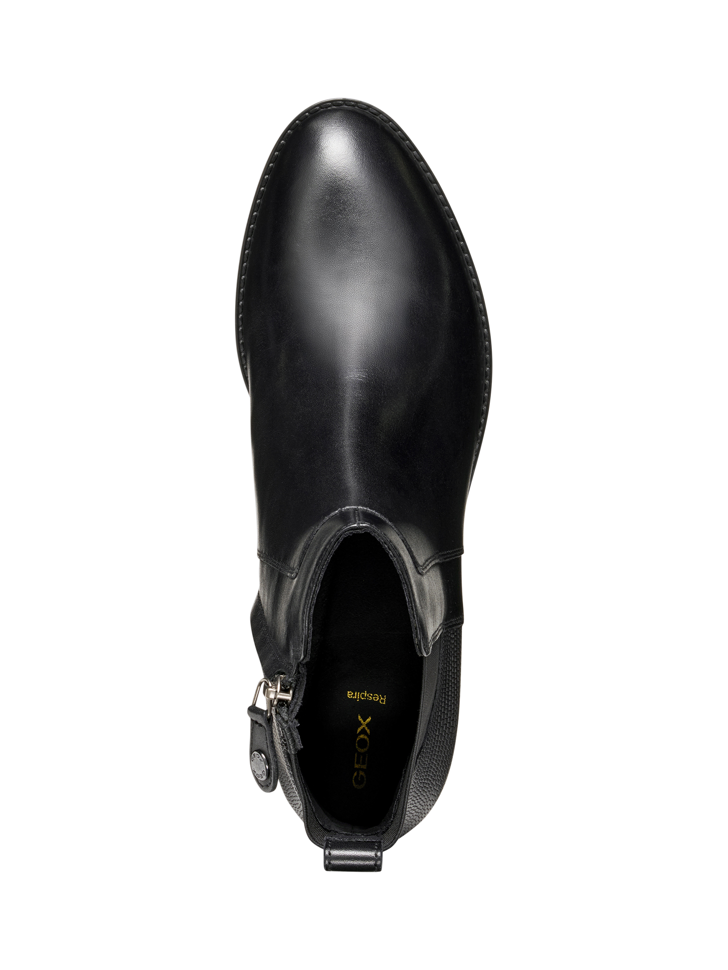 Product image 7 of 9, which shows Geox Felicity Printed Leather Ankle Boots, Black, EU35