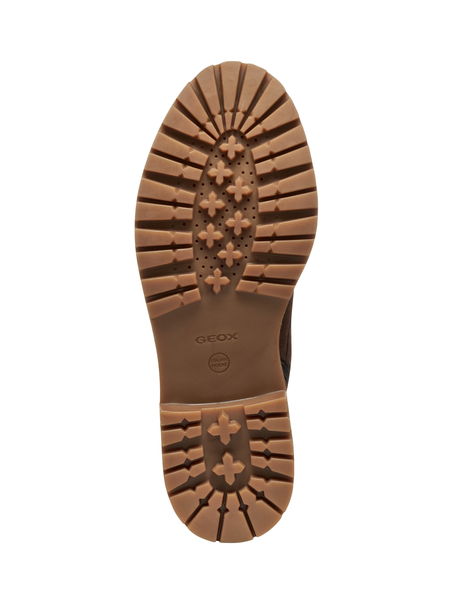 Product image 7 of 8, which shows Geox Iridea Suede Ankle Boots, Dark Brown, EU35