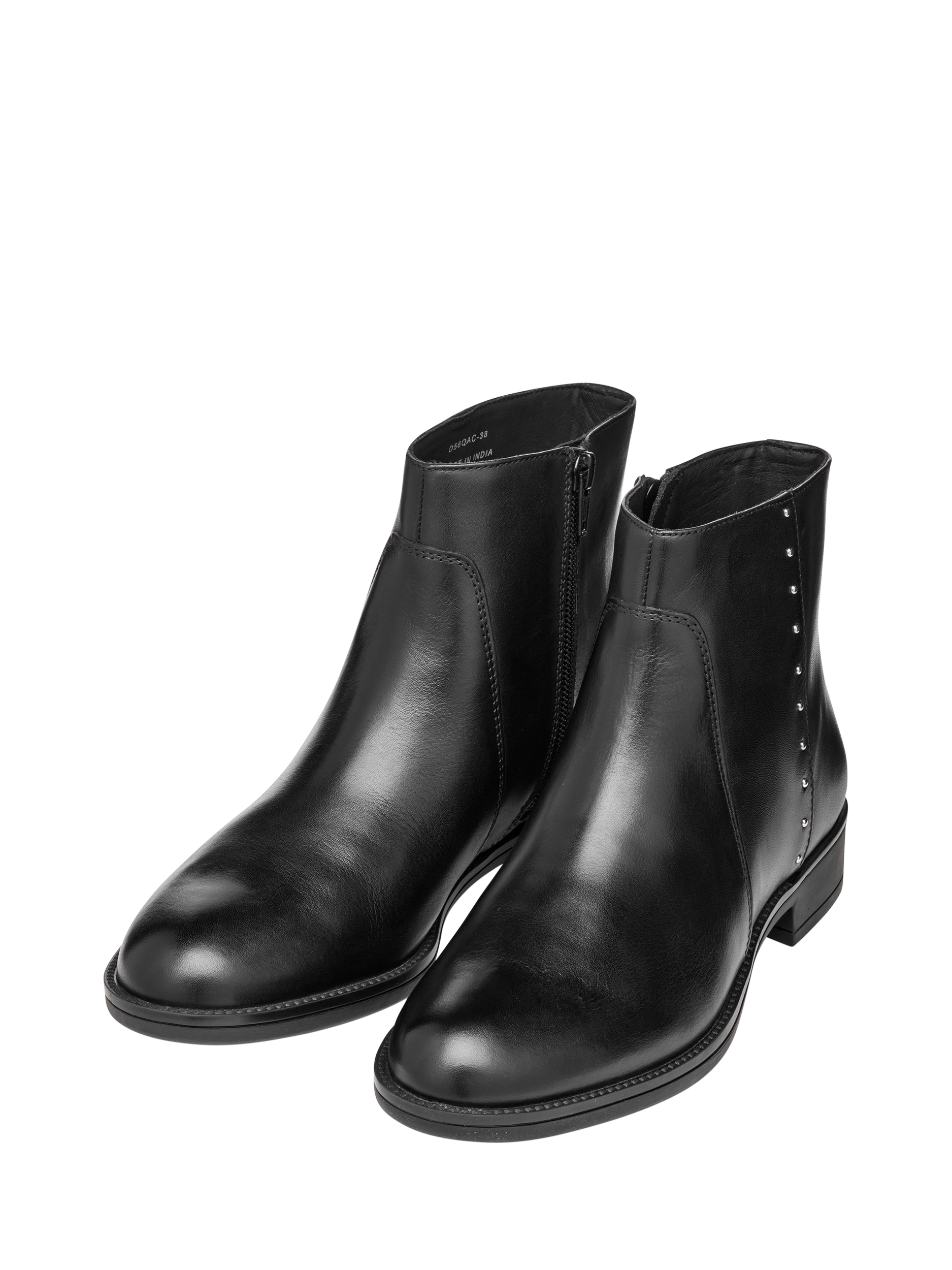Product image 4 of 11, which shows Geox Jaylon 2 Leather Ankle Boots, Black, EU35
