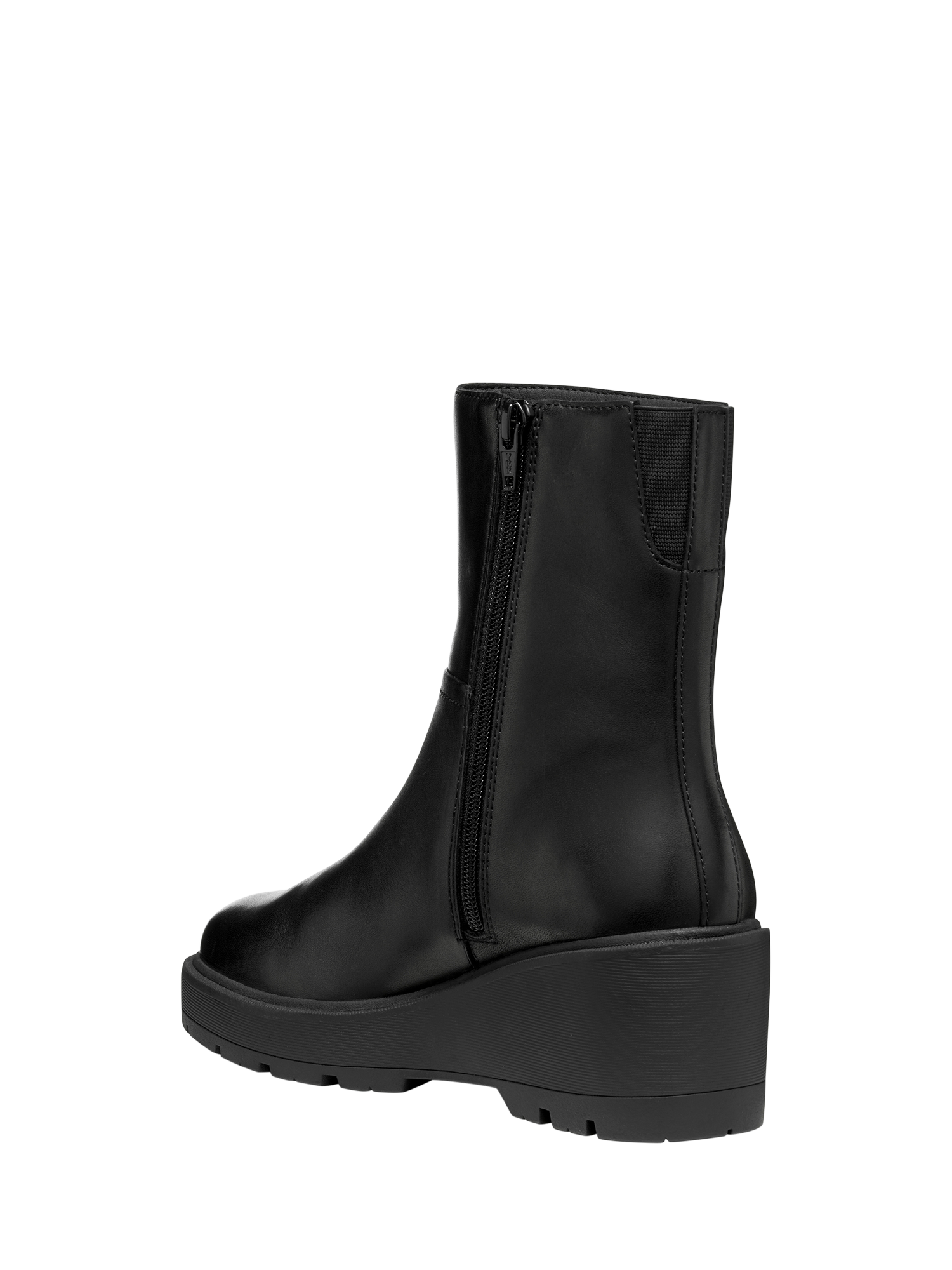 Product image 3 of 7, which shows Geox Miereille Leather Ankle Boots, Black, EU35