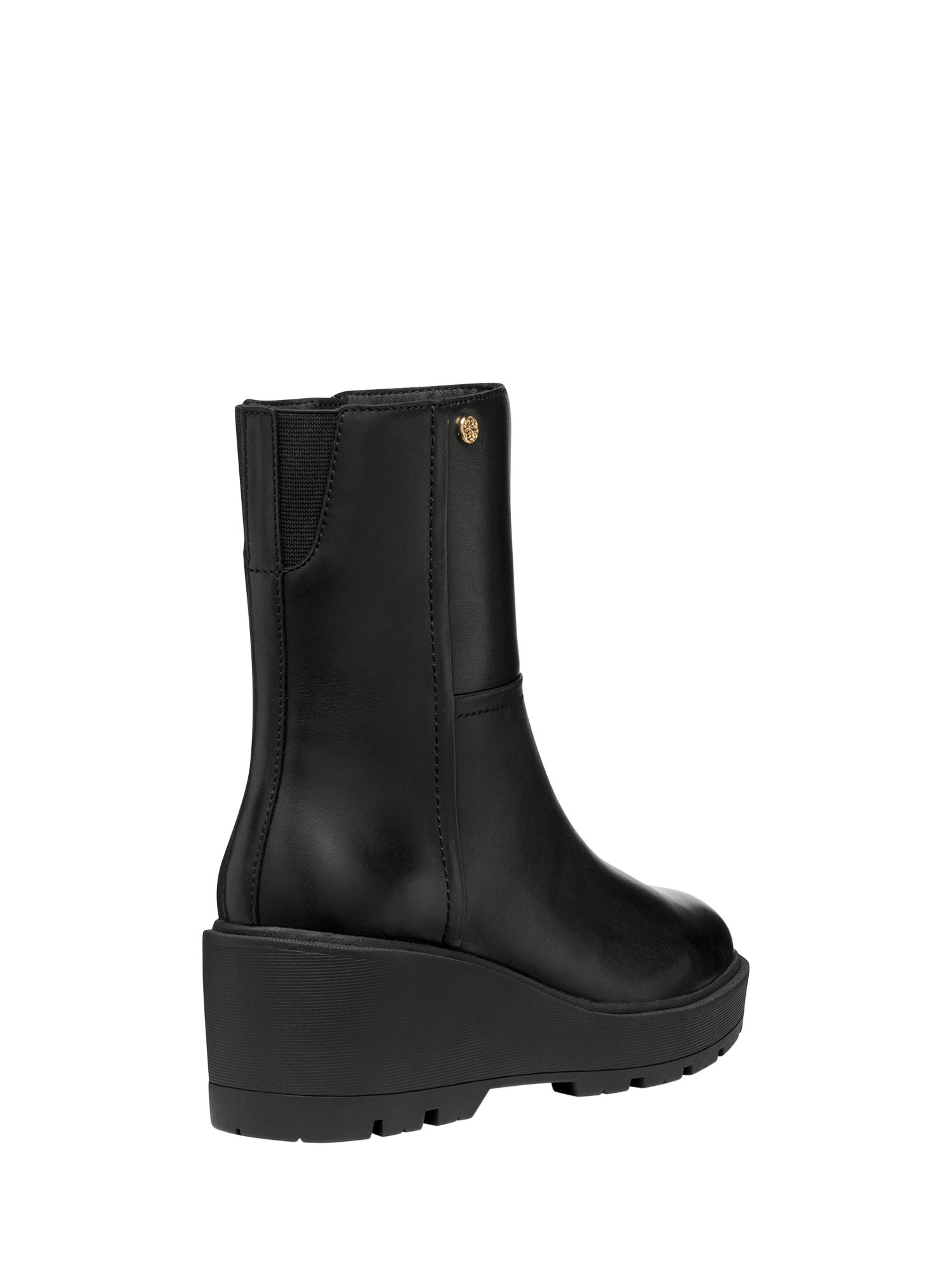 Product image 4 of 7, which shows Geox Miereille Leather Ankle Boots, Black, EU35