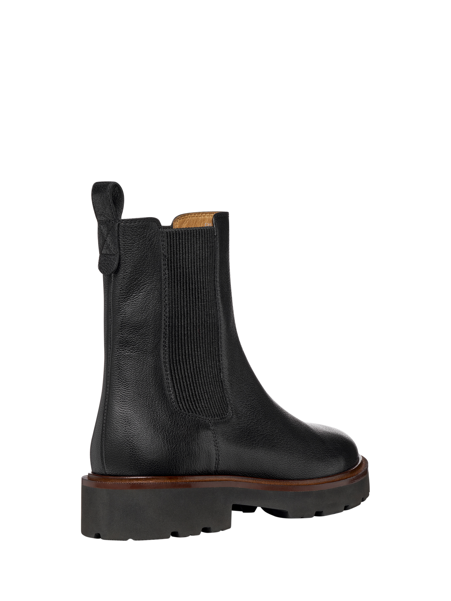Product image 4 of 6, which shows Geox Norize Leather Chelsea Boots, Black, EU35