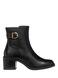 Geox Serilda 60 Leather Ankle Boots, Black