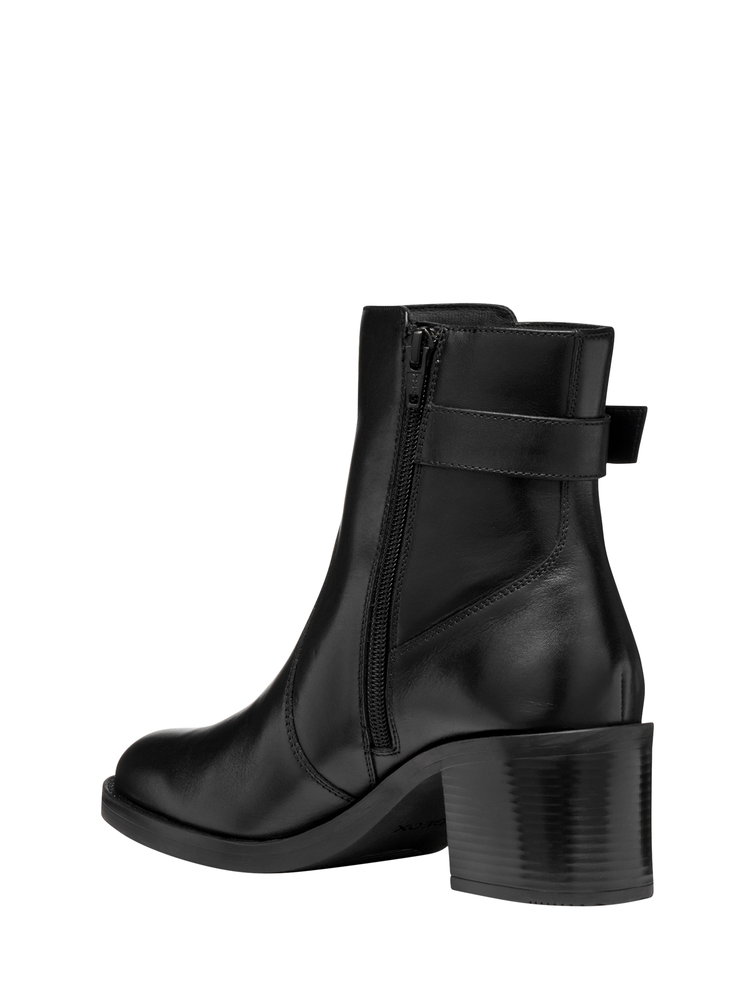 Product image 3 of 6, which shows Geox Serilda 60 Leather Ankle Boots, Black, EU35