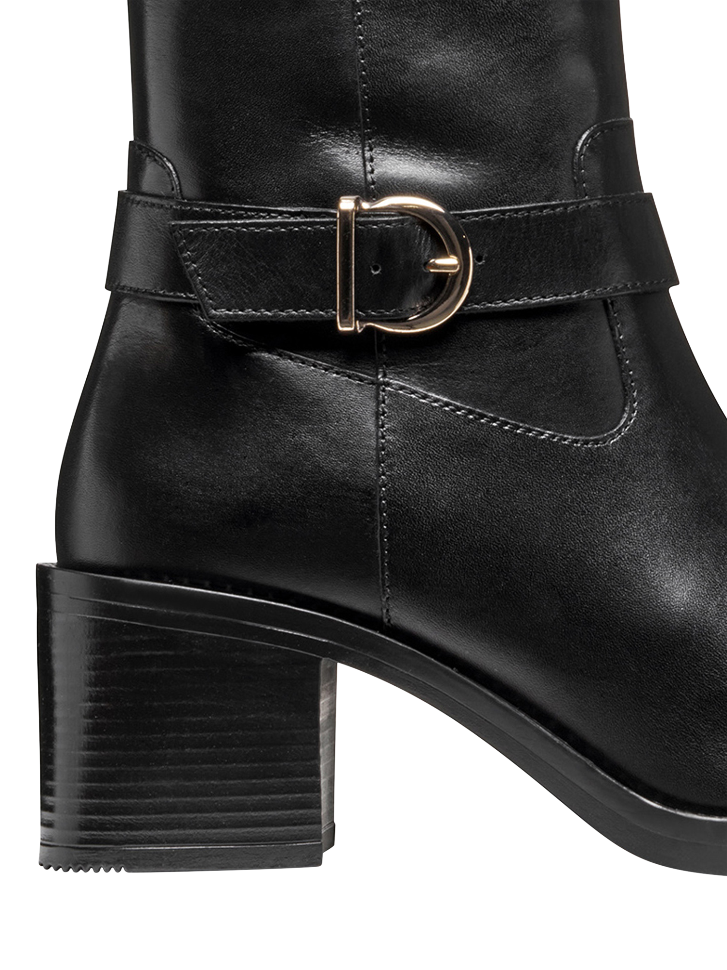 Product image 8 of 8, which shows Geox Serilda 60 Leather Knee High Boots, Black, EU35