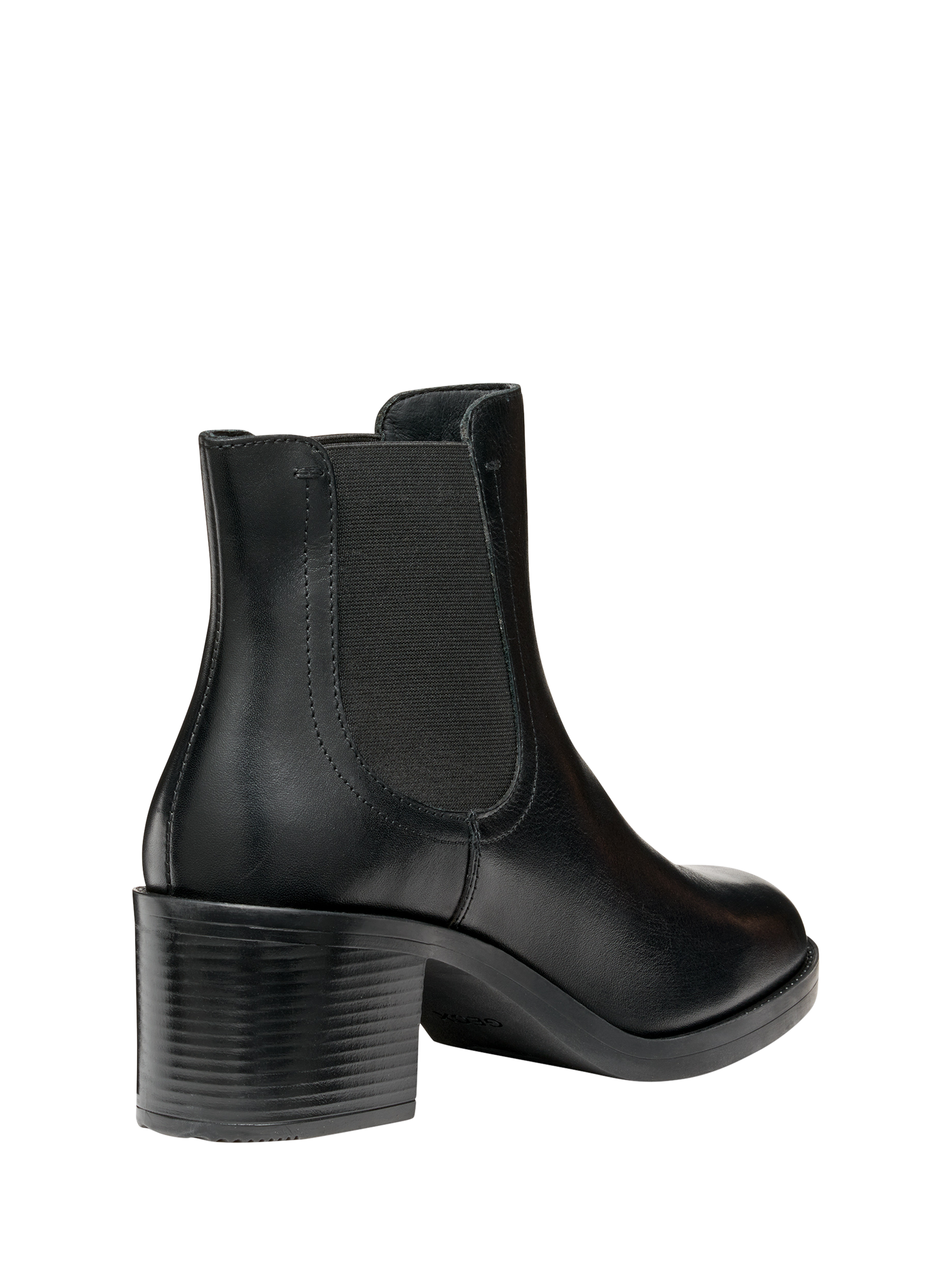 Product image 4 of 6, which shows Geox Serilda 60 Leather Chelsea Boots, Black, EU35