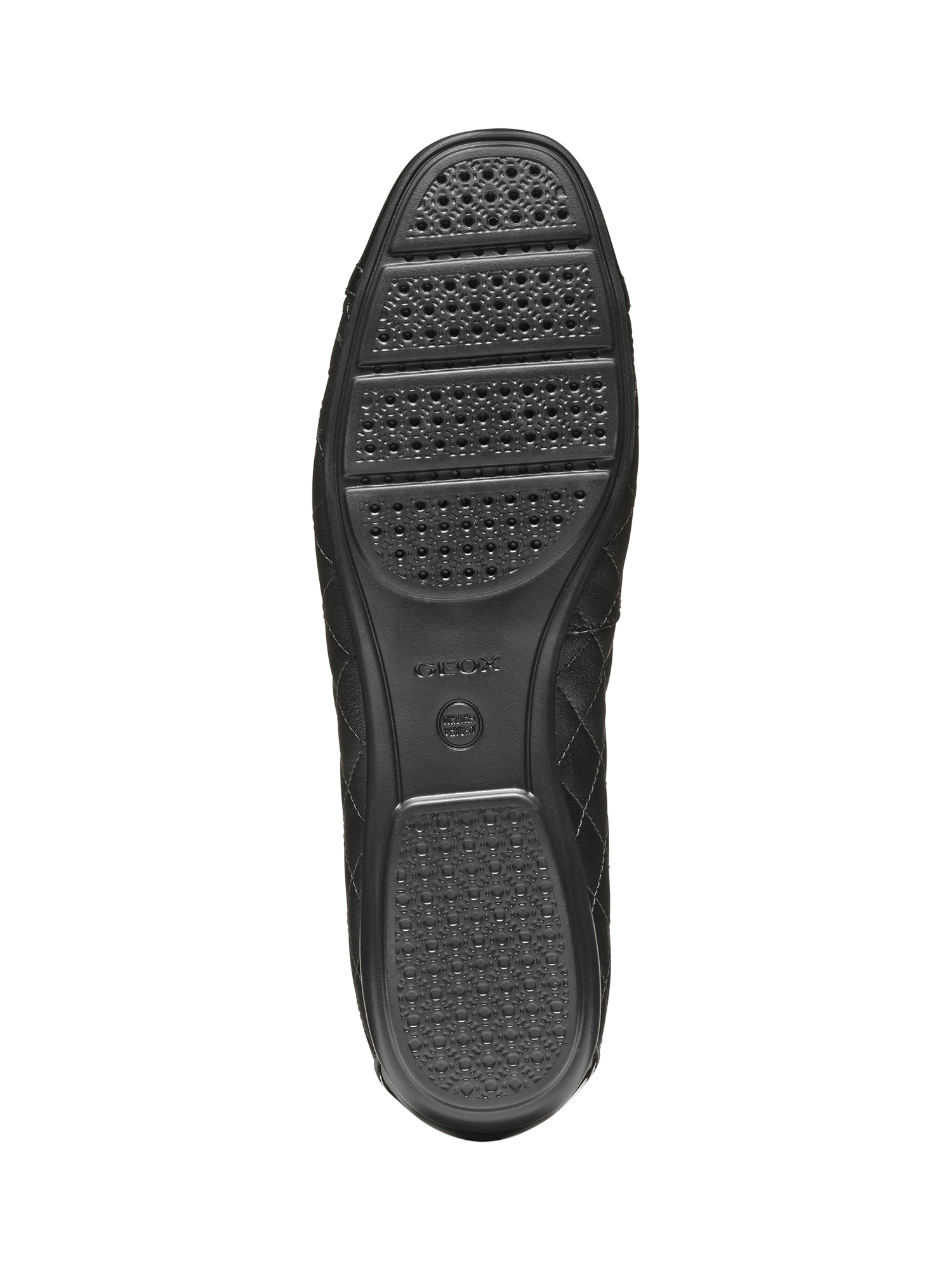 Product image 10 of 11, which shows Geox Annytah Quilted Ballerina Pumps, Black, EU35