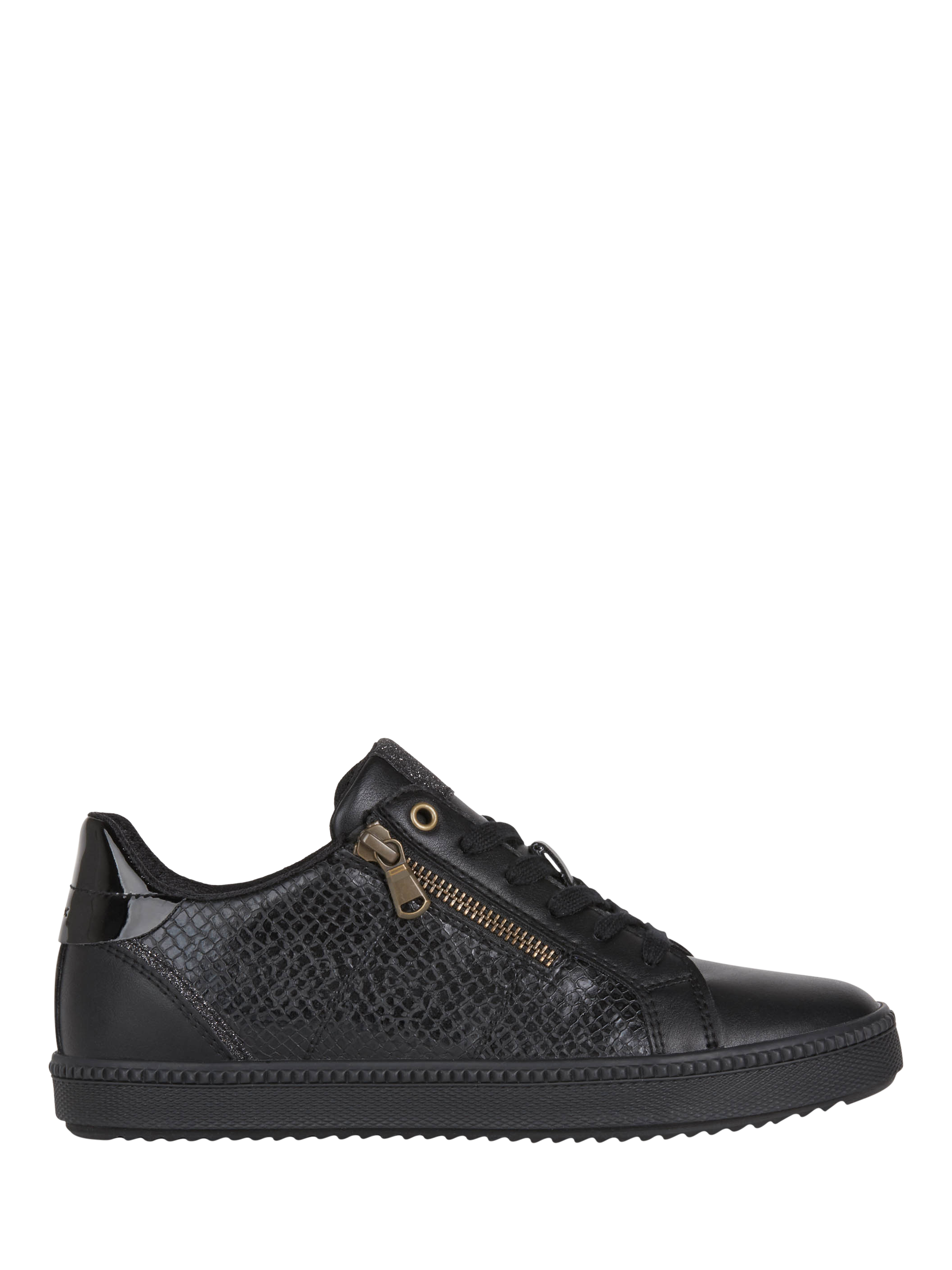 Product image 1 of 11, which shows Geox Blomiee Lace Up Printed Trainers, Black, EU35