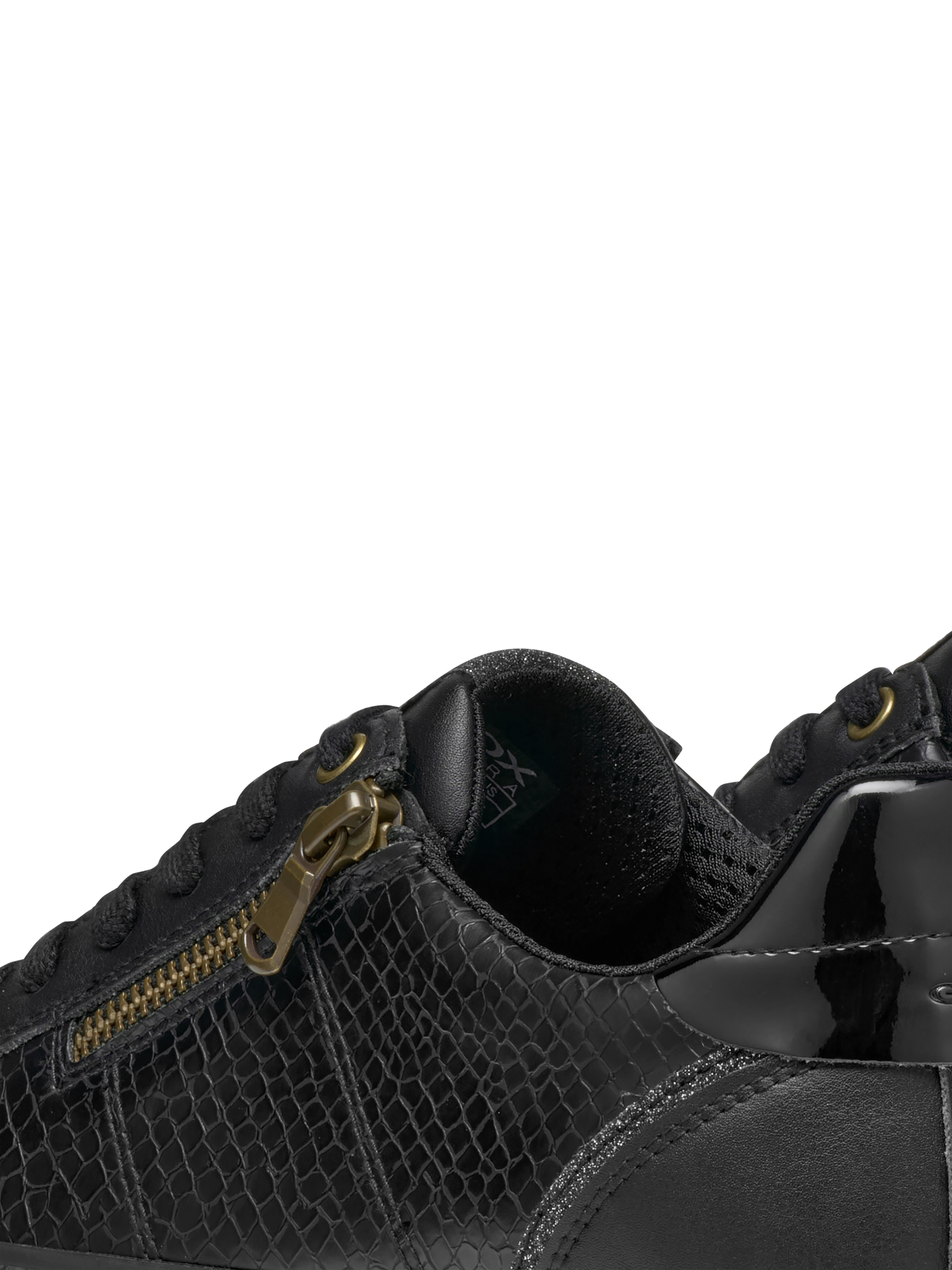 Product image 11 of 11, which shows Geox Blomiee Lace Up Printed Trainers, Black, EU35