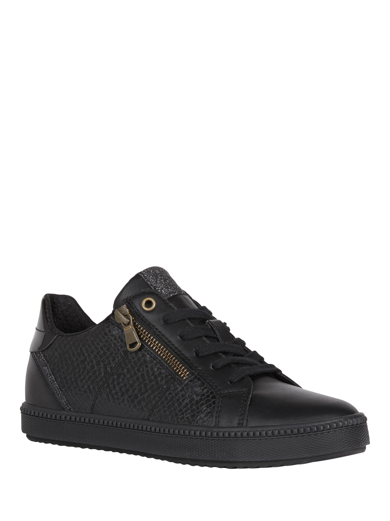 Product image 6 of 11, which shows Geox Blomiee Lace Up Printed Trainers, Black, EU35