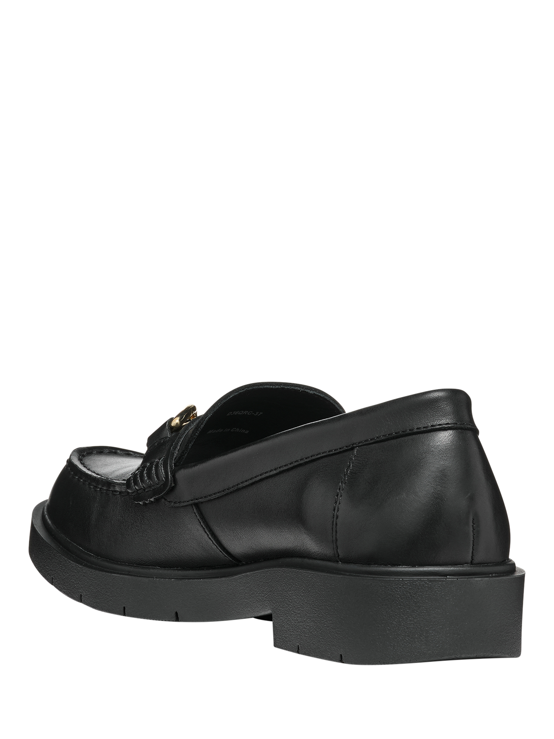 Product image 5 of 8, which shows Geox Spherica EC1 Leather Loafers, Black, EU35