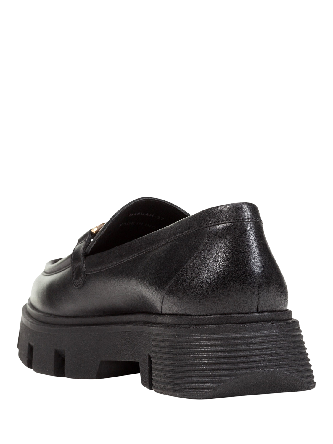 Product image 6 of 10, which shows Geox Vilde Leather Loafers, Black, EU35