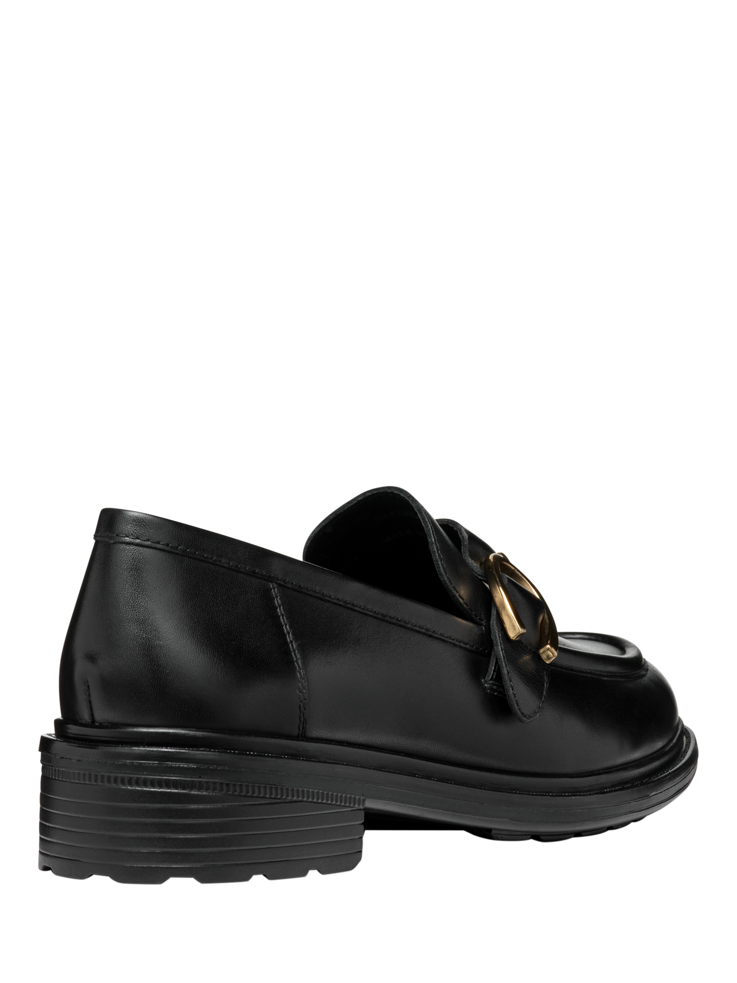 Product image 6 of 8, which shows Geox Walk Pleasure Leather Loafers, Black, EU35