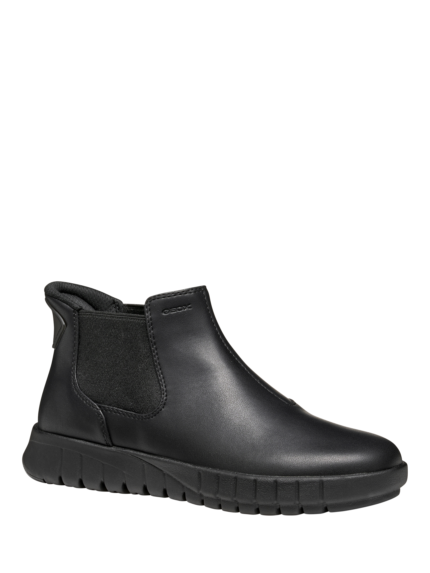 Product image 2 of 6, which shows Geox Flextride Plus Leather Ankle Boots, Black, EU35