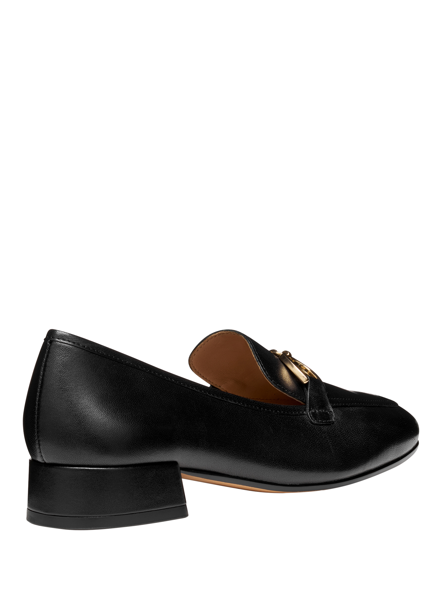 Product image 4 of 6, which shows Geox Dhyalma Leather Loafers, Black, EU35