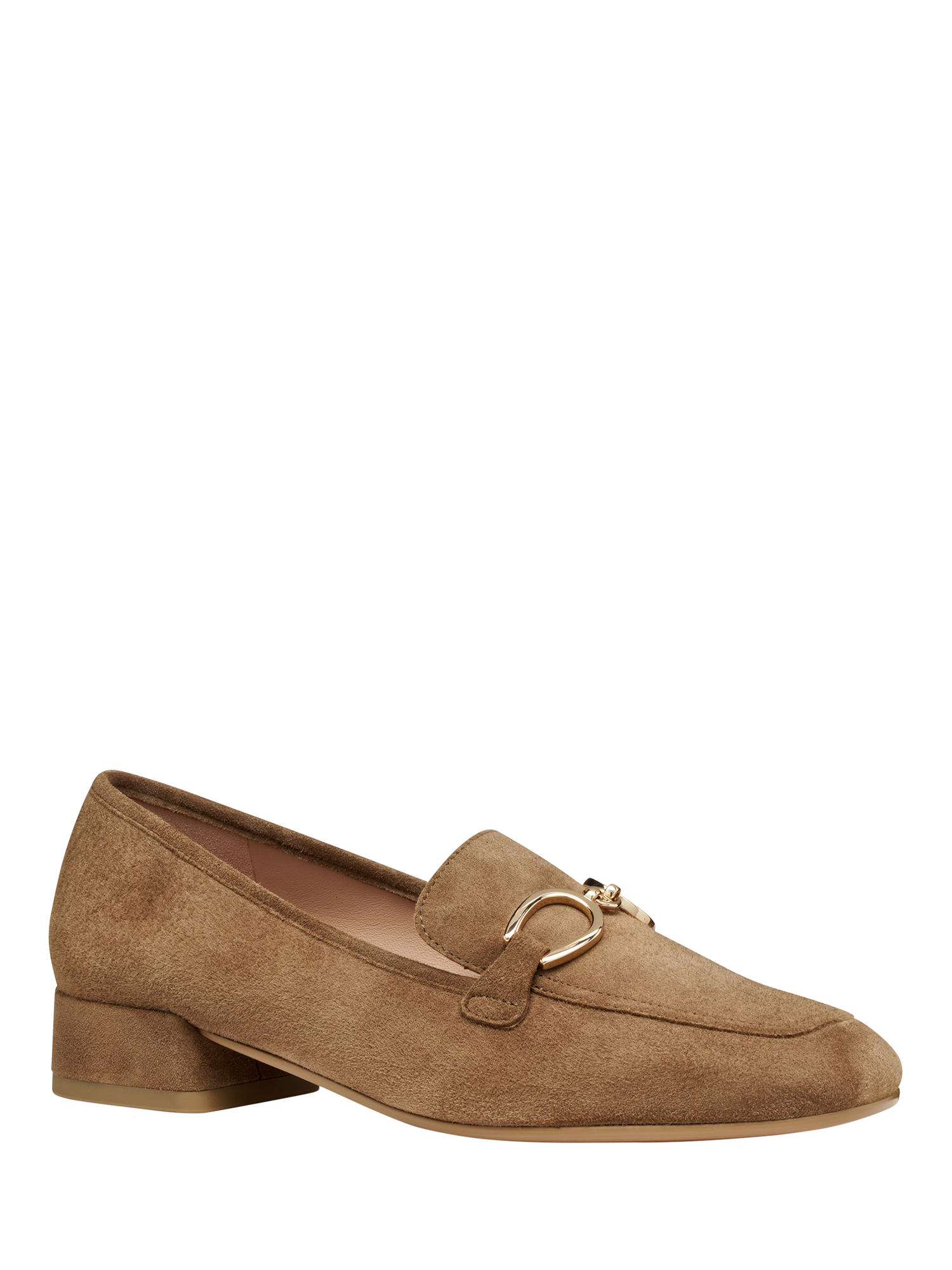 Product image 2 of 6, which shows Geox Dhyalma Suede Loafers, Mud, EU35