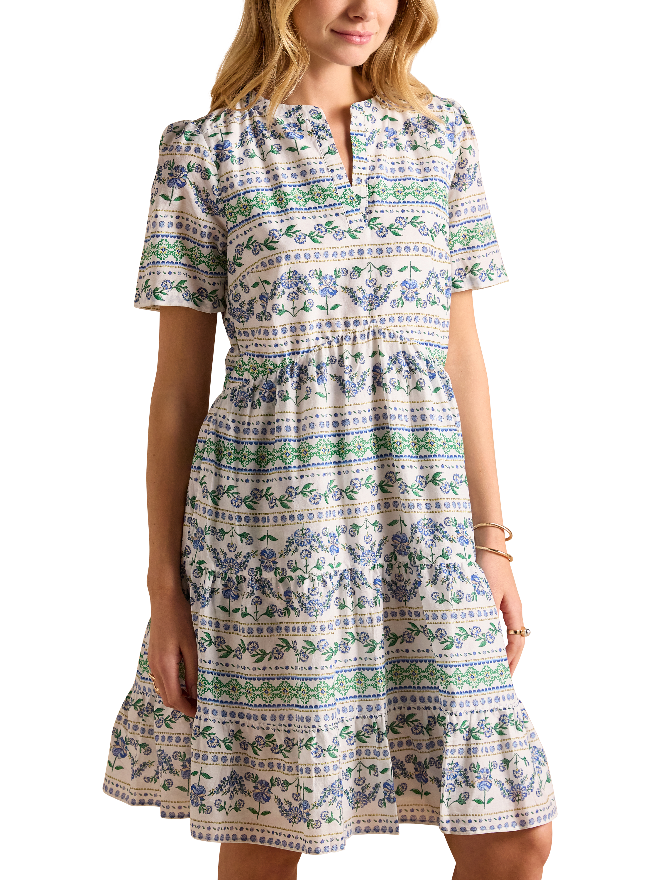Product image 1 of 6, which shows Joules Ariella Dress, Blue, 6