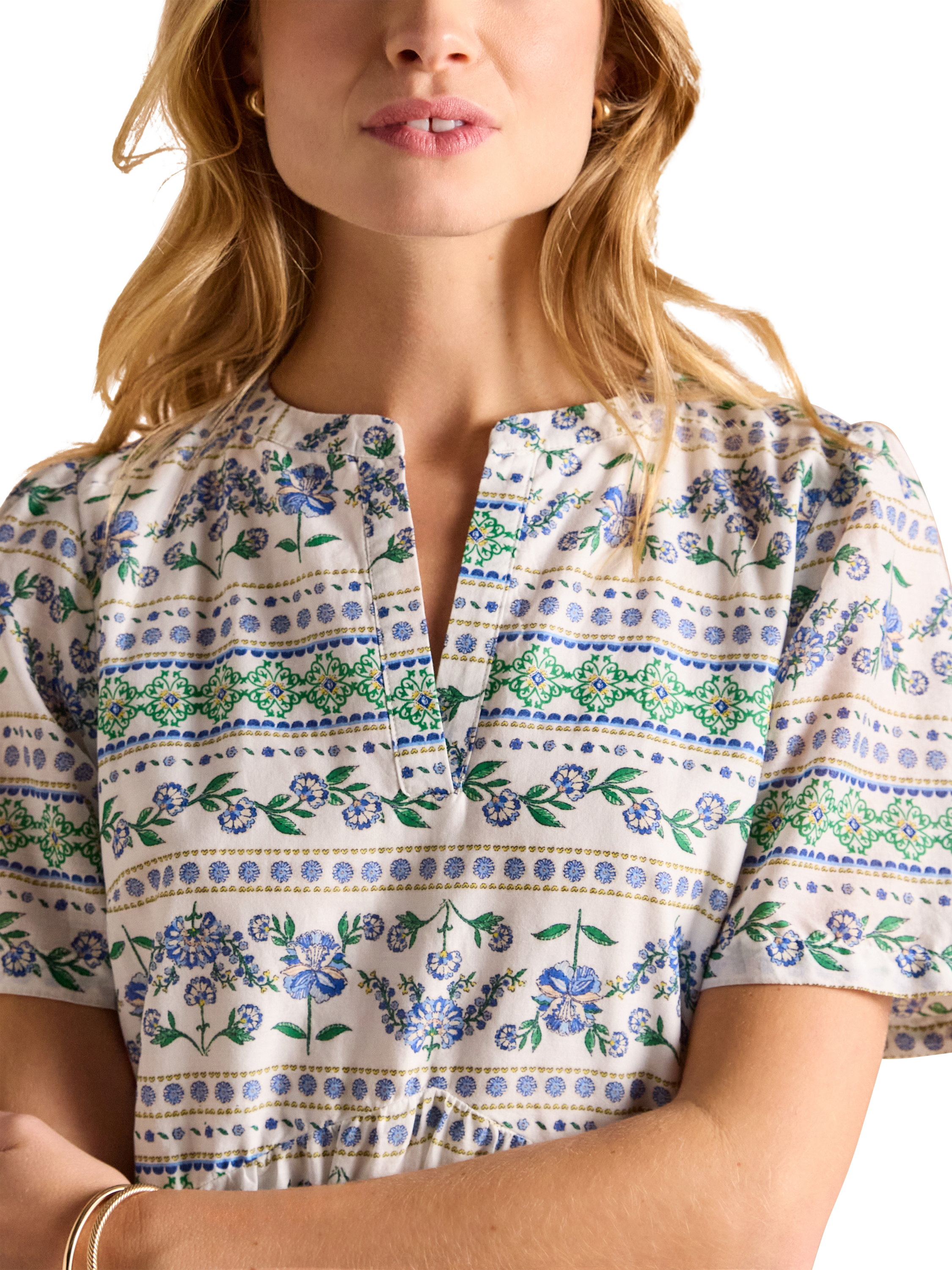 Product image 2 of 6, which shows Joules Ariella Dress, Blue, 6