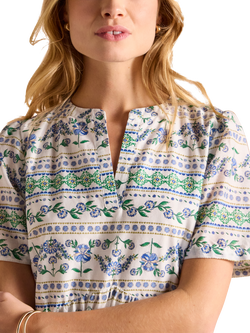 Joules Ariella Dress, Blue - view 2, Blue