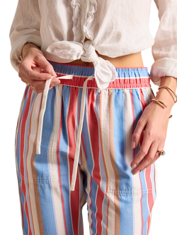 Joules Stripe Relaxed Fit Chinos, Multi - view 2, Multi