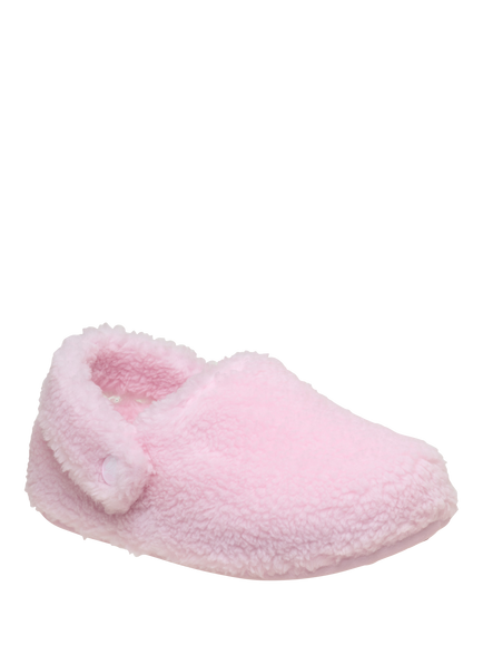 Crocs Kids' Classic Cozzzy Slippers - view 2, Pink Milk