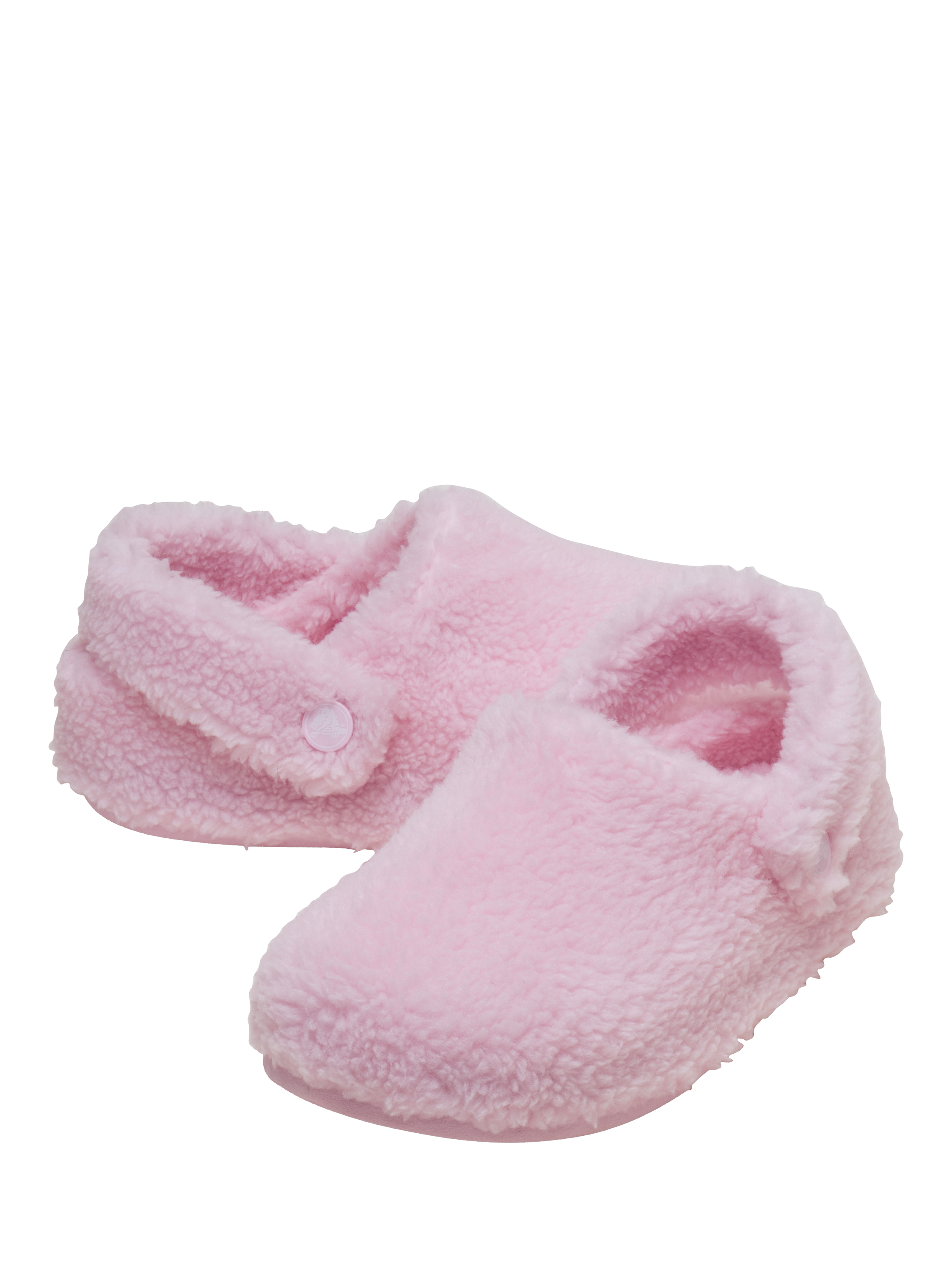 Product image 3 of 5, which shows Crocs Kids' Classic Cozzzy Slippers, Pink Milk, 6 Jnr