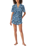 myza Ocean Short Sleeve Shorty Pyjama Set