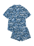 myza Ocean Short Sleeve Shorty Pyjama Set